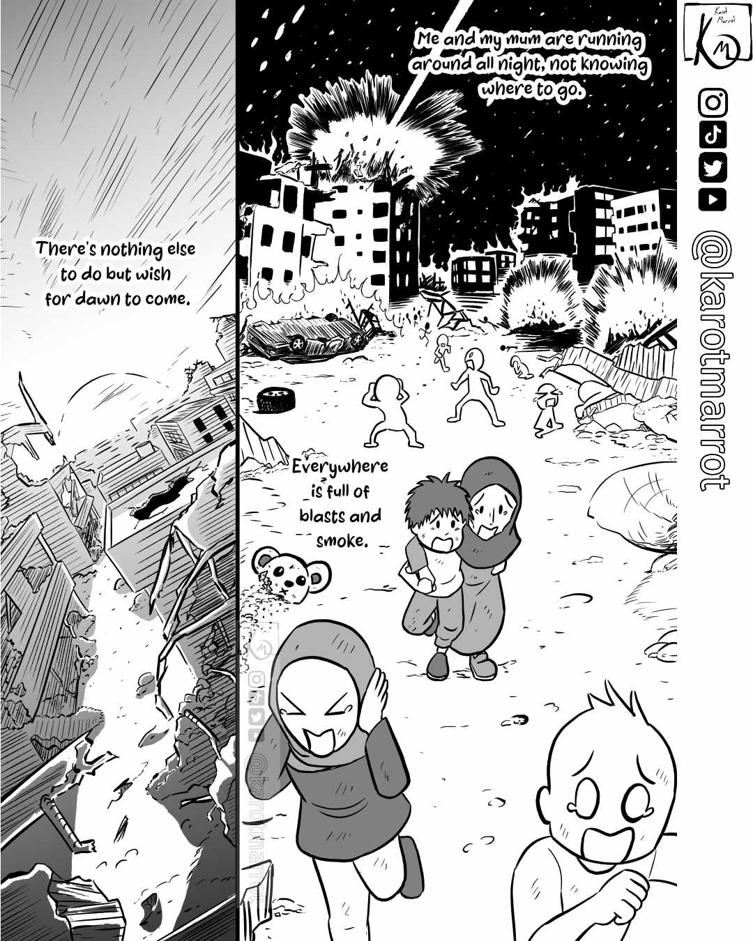 This boy from Gaza makes manga Chapter 0 11